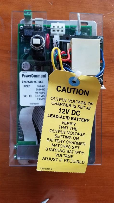 Onan Control Assy Charger For Powercommand Systems New