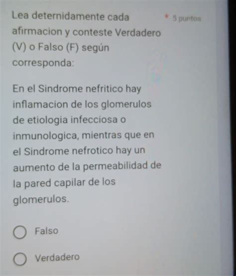 Solved Lea Deternidamente Cada Puntos Afirmacion Y Conteste