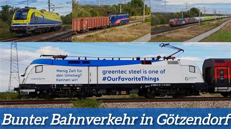 Bunter Bahnverkehr In G Tzendorf Mit Der Neuen Werbelok