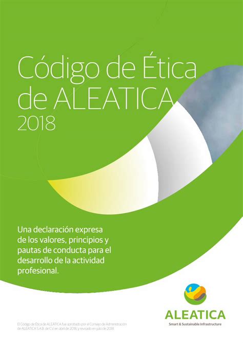 Pdf C Digo De Tica De Aleatica Inversionistasmx Aleatica