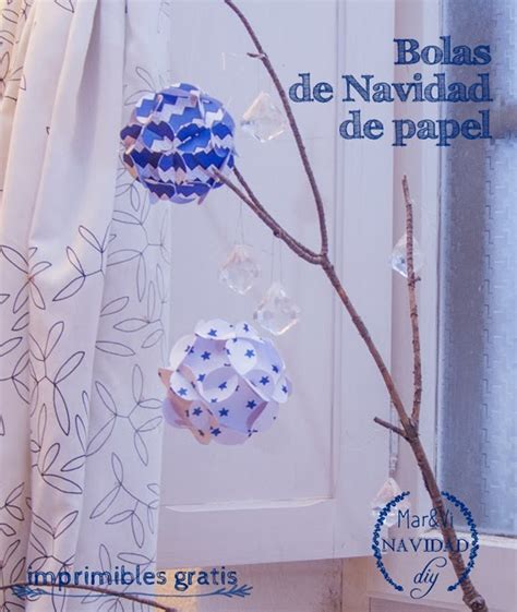 Marandvi Blog Navidad Diy Bolas De Navidad 3d De Papel