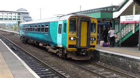 Arriva Trains Wales Class 153 Departing Bridgend 07516 Youtube