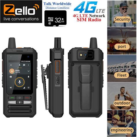 GLOBAL 4G LTE Android Rugged Radio Phone Walkie Talkie Mobile UNIWA