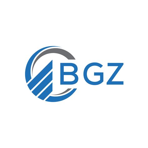 Bgz Flat Accounting Logo Design On White Background Bgz Creative