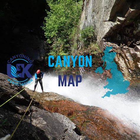 canyon map uk canyoning association