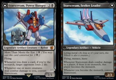 All The New Transformers Magic The Gathering Cards