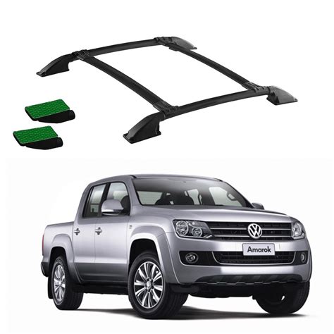 Bagageiro Teto Amarok Cabine Dupla Preto Colado Submarino