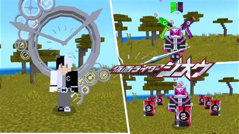 Kamen Rider Zi O Addon For Minecraft Pe Bedrock Youtube