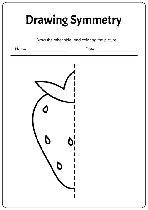 Symmetry Kindergarten Activities