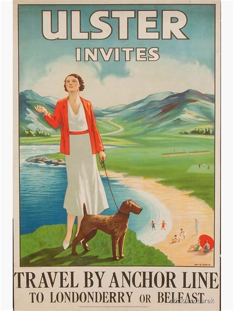 Ulser Invites Vintage Travel Poster Poster By Stickart Marek