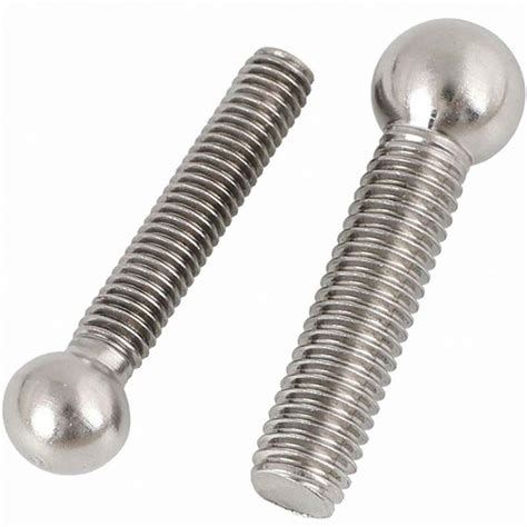 Stainless Steel Cnc Ball Head Screw Customization Ball Bolt Cnc