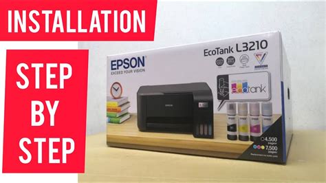 Epson L3210 Installation Step By Step How To Install Epson L3110 Printer Epson L3210 Full