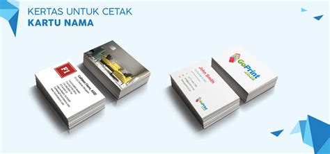 Kertas untuk Cetak Kartu Nama - Digital Printing