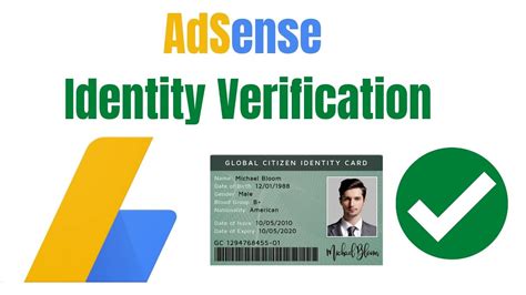 How To Verify Identity On Google Adsense Conta Google Adsense Login