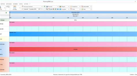 Modèle Excel Planning Hebdomadaire Young Planneur