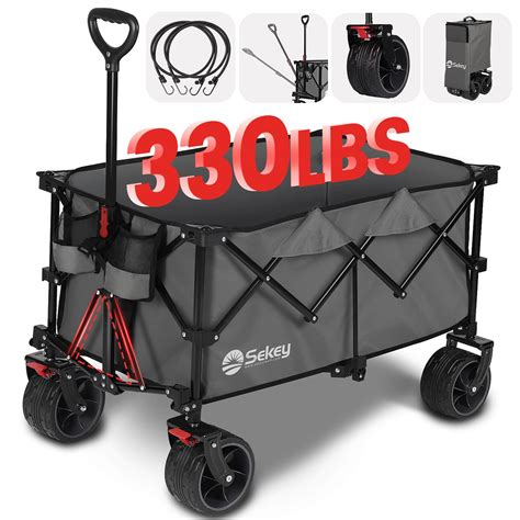 Buy Sekey200L Folding Festival Trolley With All Terrain Extra Wide