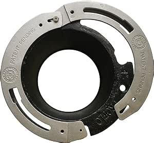 Toilet Flange Repair Kit - Works on 3" or 4" Cast Iron, PVC or ABS ...