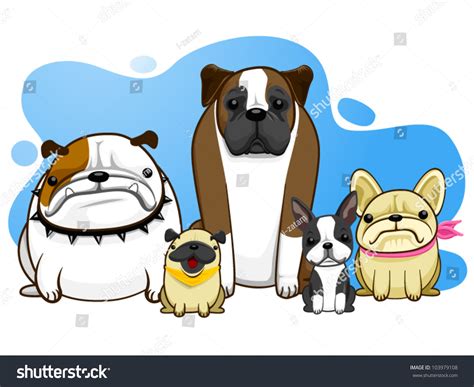 432 Boston Terrier Pug Stock Vectors Images And Vector Art Shutterstock