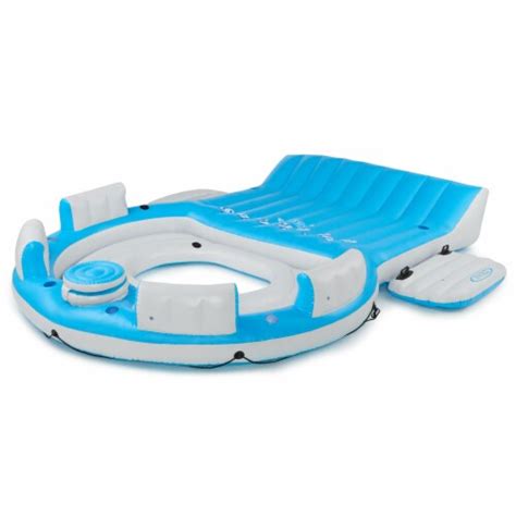 Intex Inflatable Splash N Chill Lounger And Bestway Hydroforce Floating Water Raft 2 Piece Ralphs