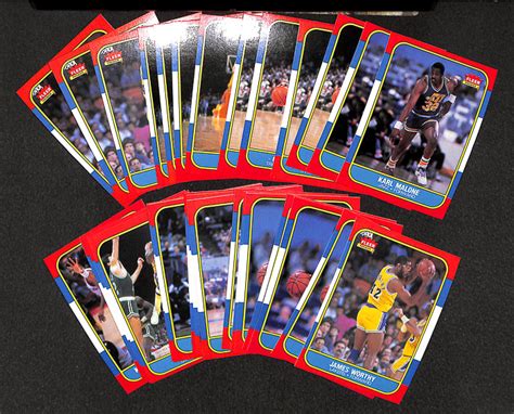 Lot Detail Lot Of Fleer Basketball Cards W Karl Malone