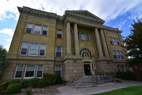 Historic Twin Falls County Courthouse ID Stock Image - Image of ...