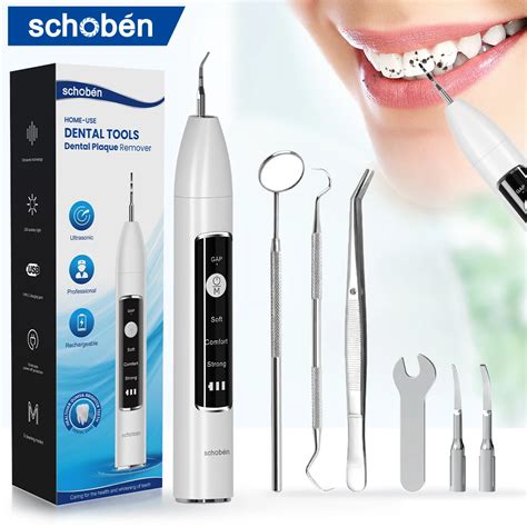 Schoben Ultrasonic Dental Scaler Para Dentes T Rtaro Placa Manchas