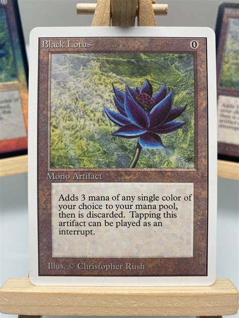 Black Lotus Beta 30th Anniversary Unlimted MTG Proxy Card Etsy