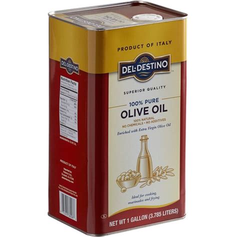 Pure Olive Oil 1 Gallon Tin