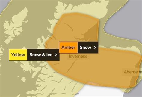 Heavy Snow And Blizzard Forecast Sparks New Met Office Amber Weather