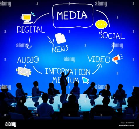 Digital Media Information Medium News Concept Stock Photo Alamy