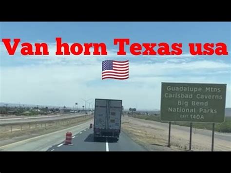 En Van Horn Texas Usa YouTube