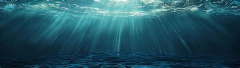 Premium Photo Serene Underwater Scene With Sun Rays Penetrating The