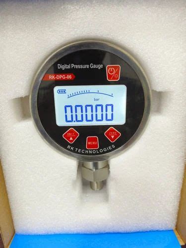 Inch Mm Digital Pressure Gauge Rk Dpg At Rs In Nashik