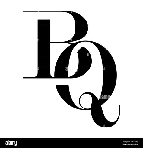 Vector Illustration isolated in white background of Monogram Logo ...