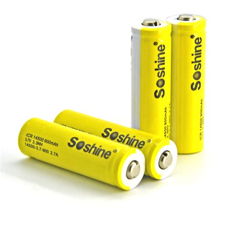 Soshine Battery V Mah Li Ion Aa Soshine