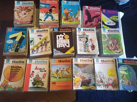 Tintin col completa dos 7 aos 77 anos 5 Anuários 68 82 Excelente