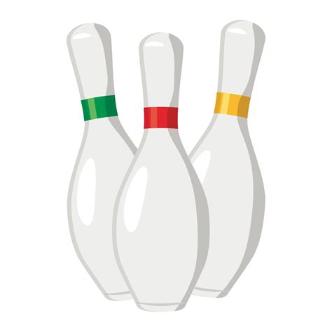 Three Bowling Pins Icon Cartoon Style 14529212 Vector Art At Vecteezy