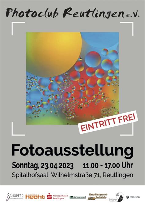 Fotoausstellung 2023 Photoclub Reutlingen