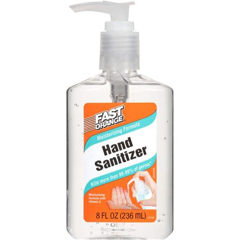 Fast Orange 8 Oz Hand Sanitizer 95106 The Home Depot