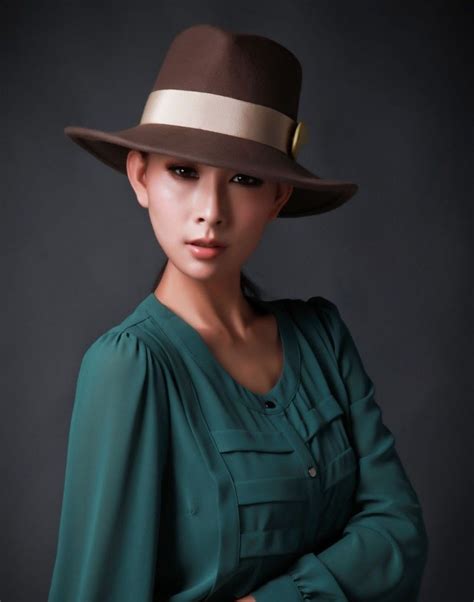 Hand Crafted Fur Felt Wide Brim Fedora Hat By Karen Morris Milliner