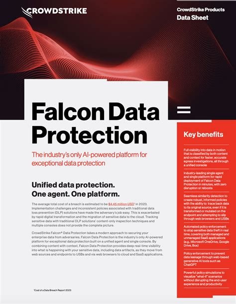 Data Sheet Falcon Data Protection Crowdstrike