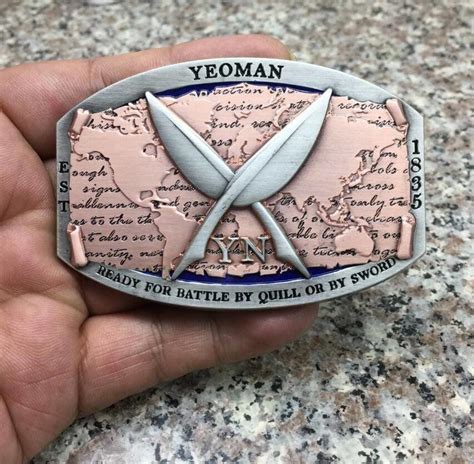 Custom Navy Uniform Belt Buckles