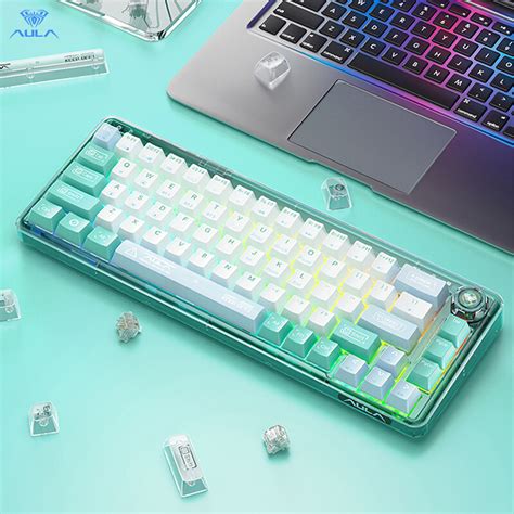 Aula F Bluetooth Wireless Mode Mechanical Keyboard Hotswap Rgb