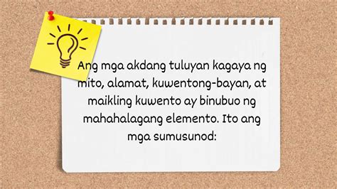 Nasusuri Ang Mga Katangian At Elemento Ng Mito Alamat Kuwentong Bayan