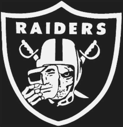 Raiders Logo Outline