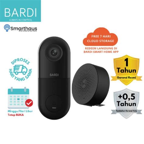 Jual Bardi Cctv Door Bell Dengan Chime Dan Smart Bel Pintu Dengancctv