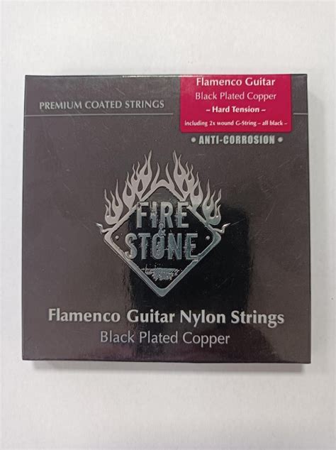 Struna Struny Do Gitary Flamenco Fire Stone Flamenco Hard Tension Black