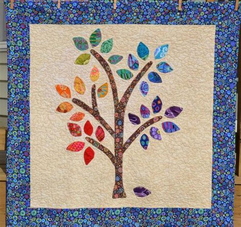 Happee Tree Quilt Pattern Pdf Applique The Easy Way Pdf Etsy Tree