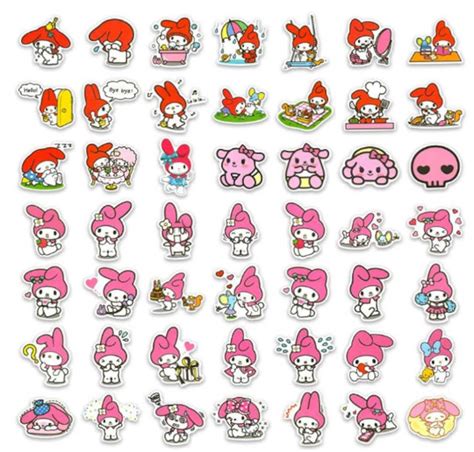 My Melody Stickers Printable