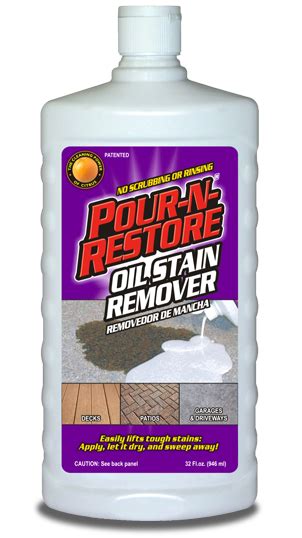 Pour-N-Restore Oil Stain Remover | Get Rid of Oil Stains